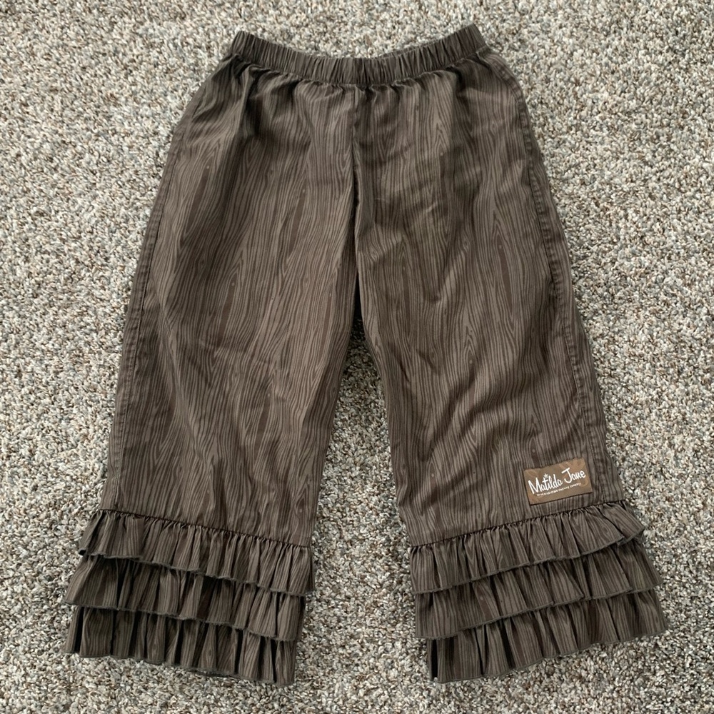 Matilda Jane Wood Grain Ruffle Pants